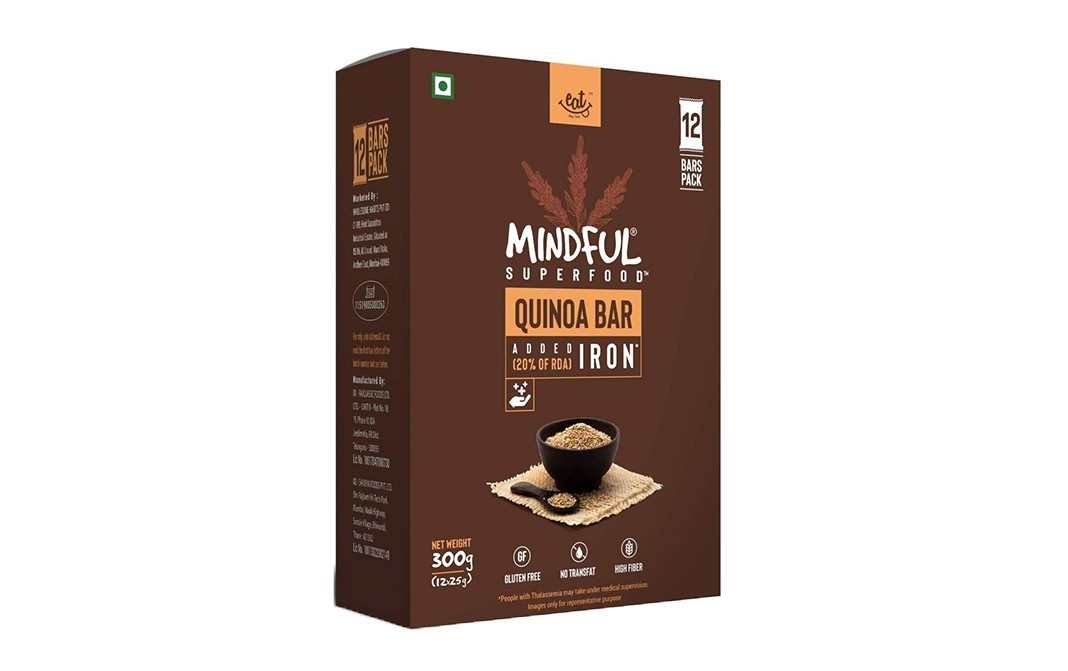 Eat Any Time Mindful Superfood Quinoa Bar    Box  300 grams